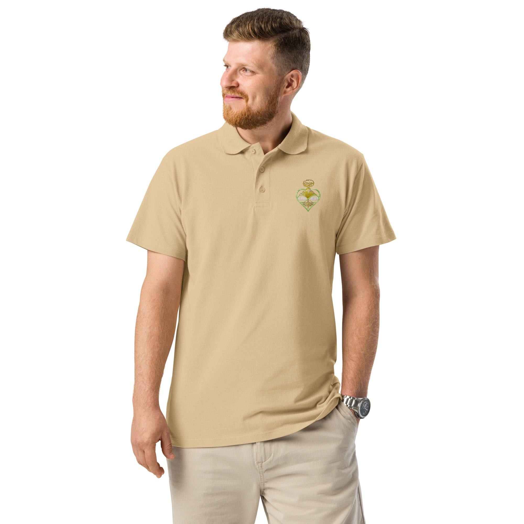 Premium pique polo shirt - Image 4