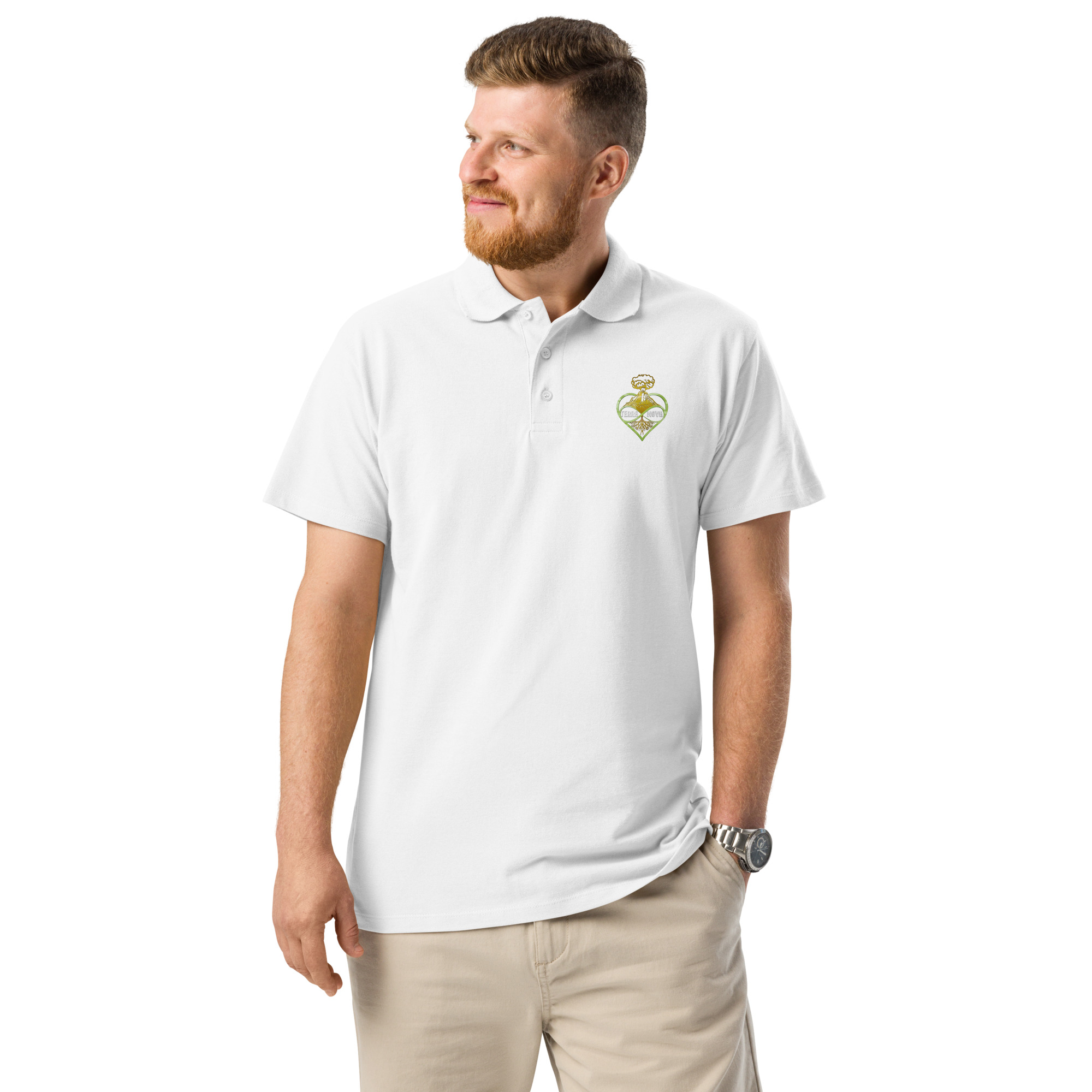 Premium pique polo shirt - Image 5